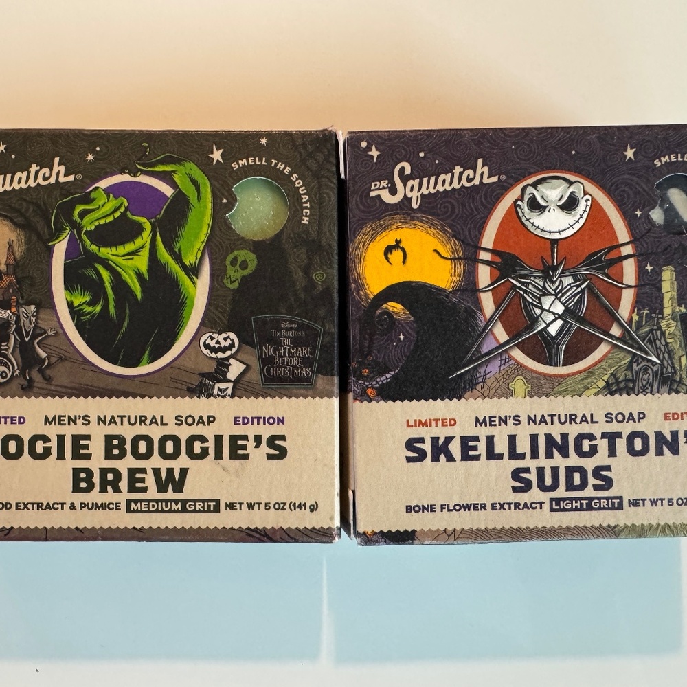 Dr. Squatch Oogie Boogie’s Brew & Skellington’s Suds Limited Edition (2 pack)